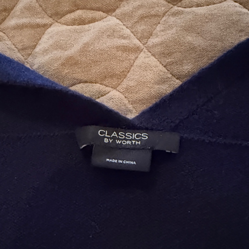 Worth cashmere shell and cape